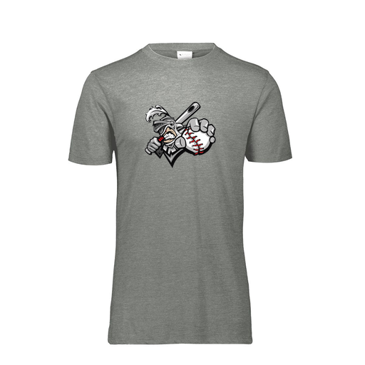 [FTSCUBGY-YS-LOGO2] Decker Youth Tri-Blend T-Shirt - Short Sleeve (Youth S, Gray, Logo 2)