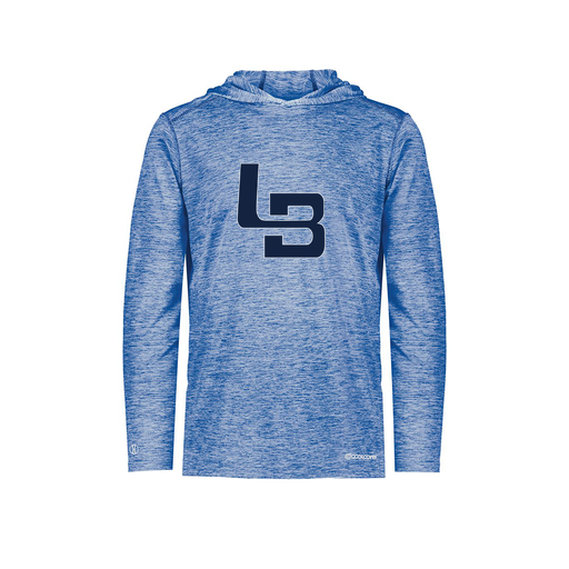 [FOLHCGRY-AS-LOGO1] Decker Men's Charge Hoodie (Adult S, Royal, Logo 1)