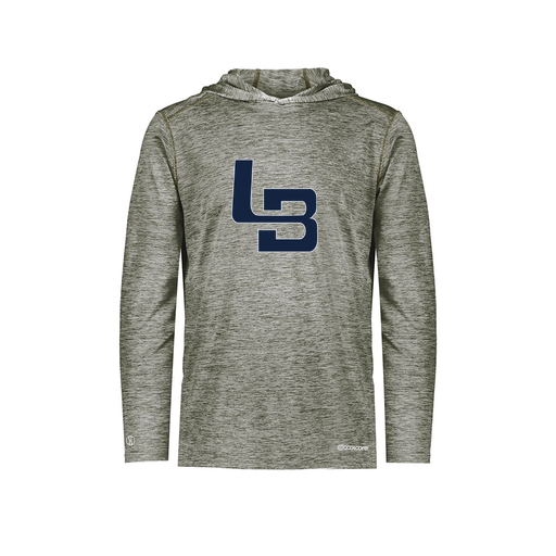 [FOLHCGGY-YS-LOGO1] Decker Youth Charge Hoodie (Youth S, Gray, Logo 1)