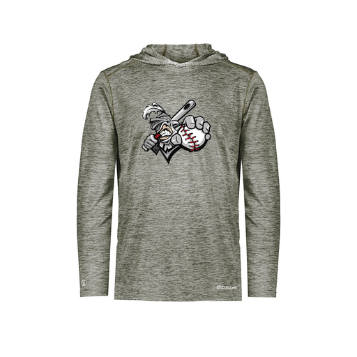 [FOLHCGGY-YS-LOGO2] Decker Youth Charge Hoodie (Youth S, Gray, Logo 2)